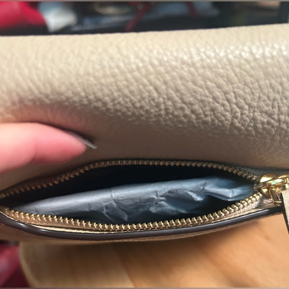 NWT Marc Jacobs Empire City Leather Fold-Over Messenger Bag - Picture 10 of 12